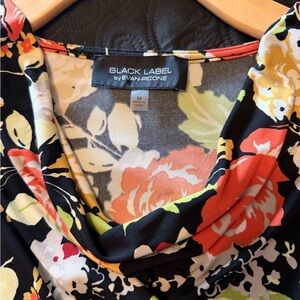 Evan Picone Black Label Floral Top